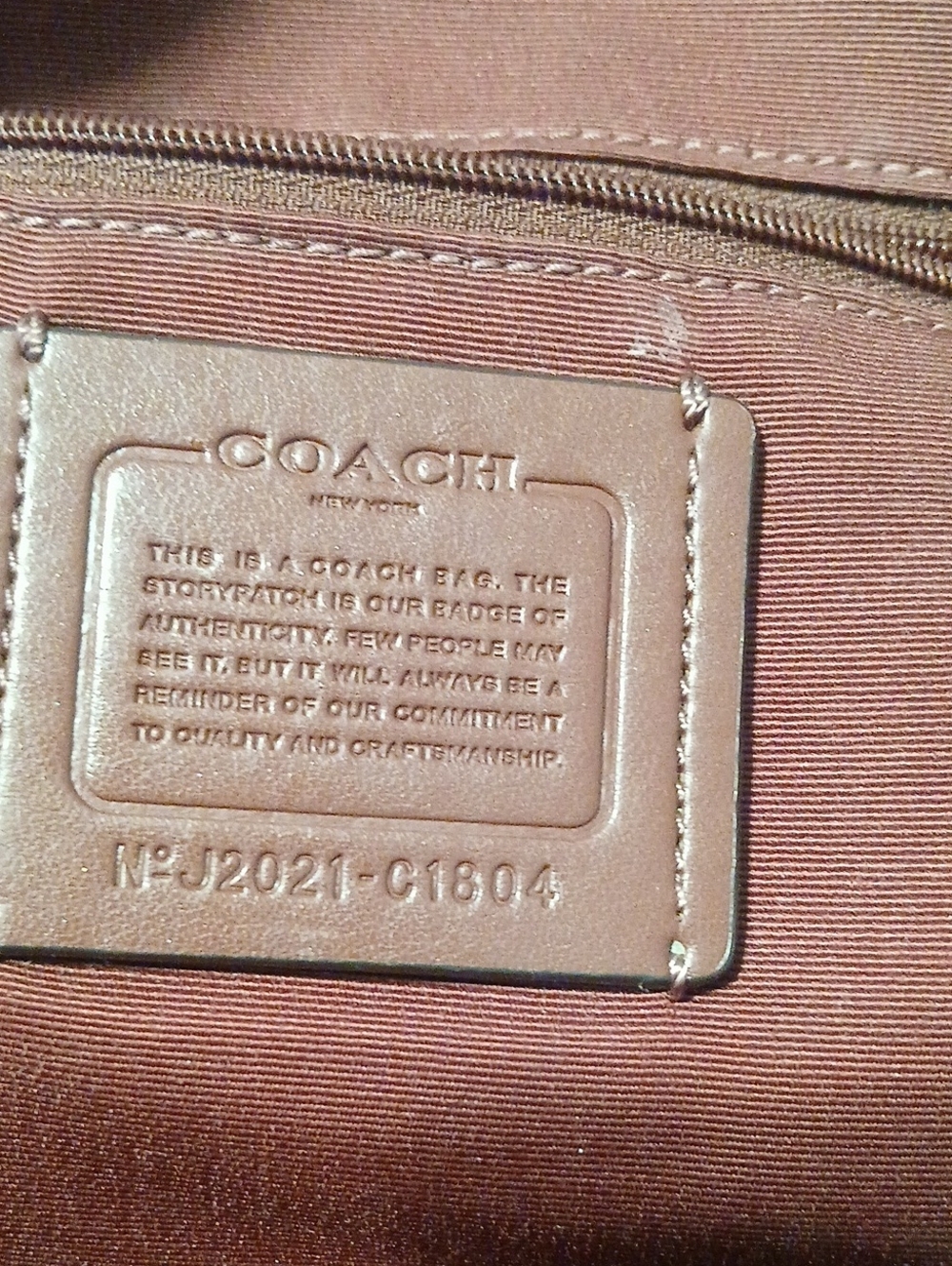 Red Coach Jordyn Backpack - Picture 1 of 7